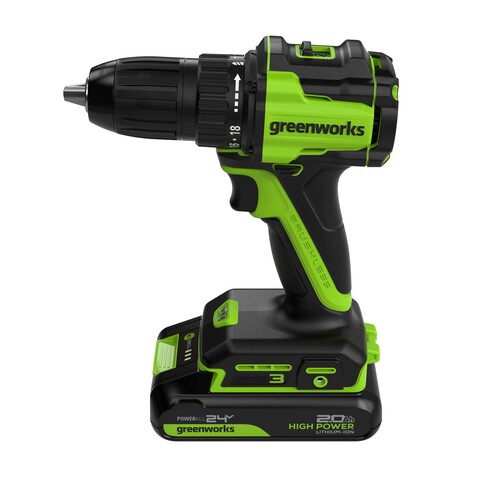 Купить Дрель-шуруповерт Greenworks DD345 24V  9305489. Характеристики, отзывы и цены в Донецке