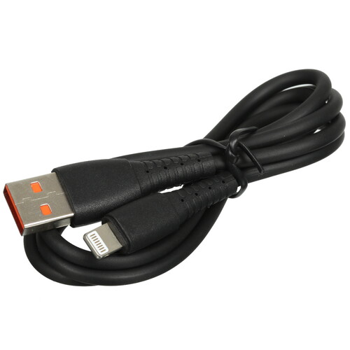 Купить Кабель круглый GoPower Lightning 8-pin - USB 2.0 Type-A черный 1 м  5479663. Характеристики, отзывы и цены в Донецке