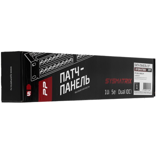 Купить Патч-панель SYSMATRIX PP 1901U.S485EU.M  9260154. Характеристики, отзывы и цены в Донецке