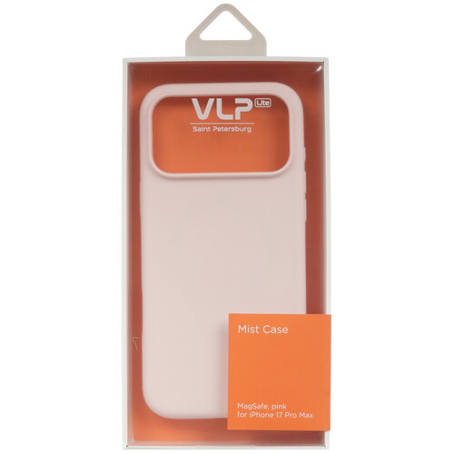 Купить Накладка  VLP Mist Case для Apple iPhone 17 Pro Max розовый  5640488. Характеристики, отзывы и цены в Донецке