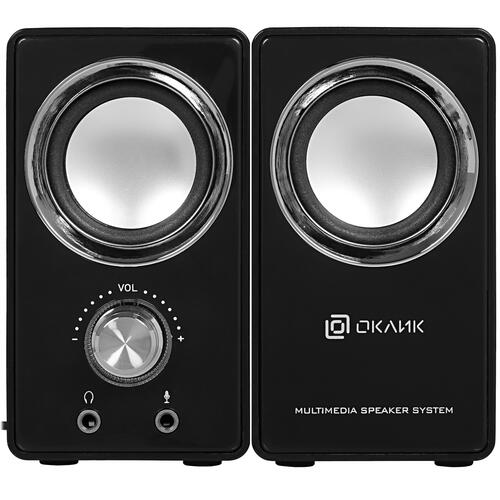 Купить Колонки Оклик OK-116 черный  5363300. Характеристики, отзывы и цены в Донецке