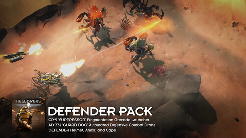 Купить Дополнение для игры HELLDIVERS Defenders Pack (Steam)  5484313. Характеристики, отзывы и цены в Донецке