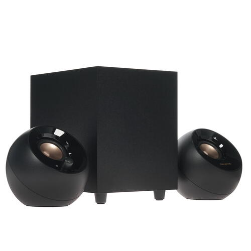 Купить Колонки Creative PEBBLE Plus черный  1620284. Характеристики, отзывы и цены в Донецке