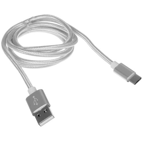 Купить Кабель круглый DEXP USB Type-C - USB 2.0 Type-A серый 1 м  4834164. Характеристики, отзывы и цены в Донецке