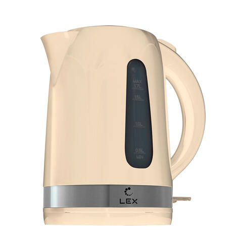Купить Электрочайник LEX LX 30028-3 бежевый  5361009. Характеристики, отзывы и цены в Донецке