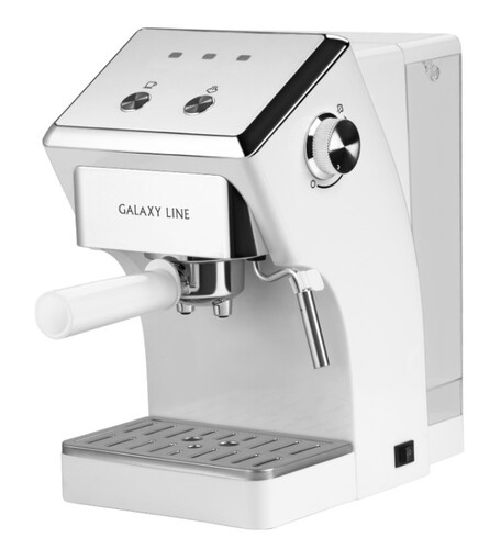 Купить Кофеварка рожковая Galaxy Line GL 0756 белый  9129714. Характеристики, отзывы и цены в Донецке
