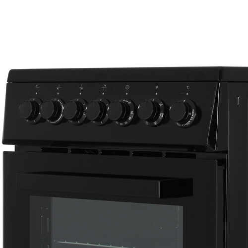 Купить Электрическая плита Indesit ISV5F1HB черный  9306996. Характеристики, отзывы и цены в Донецке