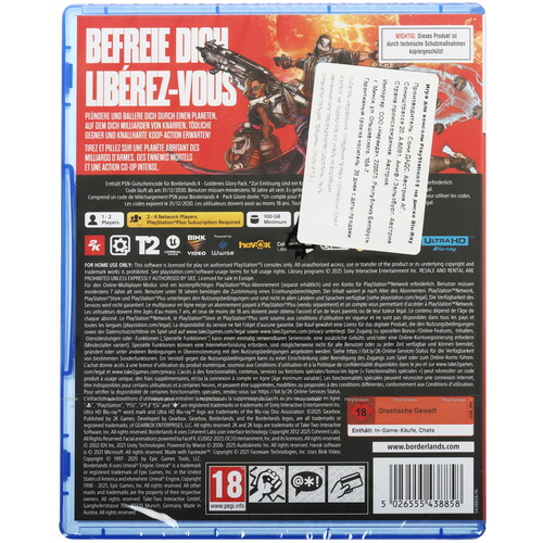 Купить Игра Borderlands 4 (PS5)  5638178. Характеристики, отзывы и цены в Донецке