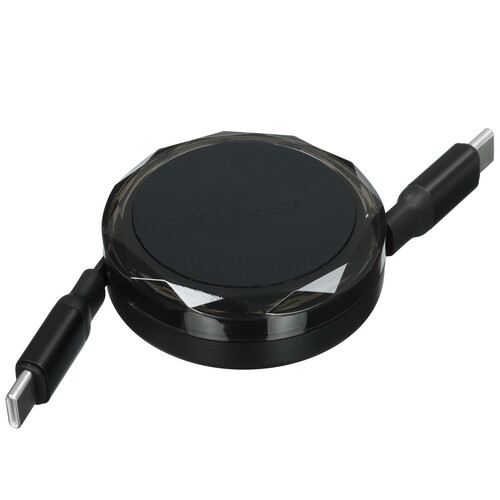 Купить Кабель автосмотка ACEFAST USB Type-C - USB Type-C черный 0.8 м  5463926. Характеристики, отзывы и цены в Донецке