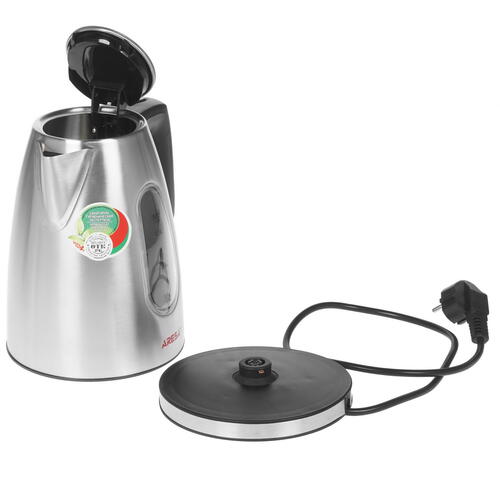 Купить Электрочайник Aresa AR-3406 серебристый  1086681. Характеристики, отзывы и цены в Донецке