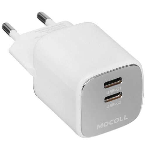 Купить Сетевое зарядное устройство MOCOLL Flash Series 35W белый  5470422. Характеристики, отзывы и цены в Донецке