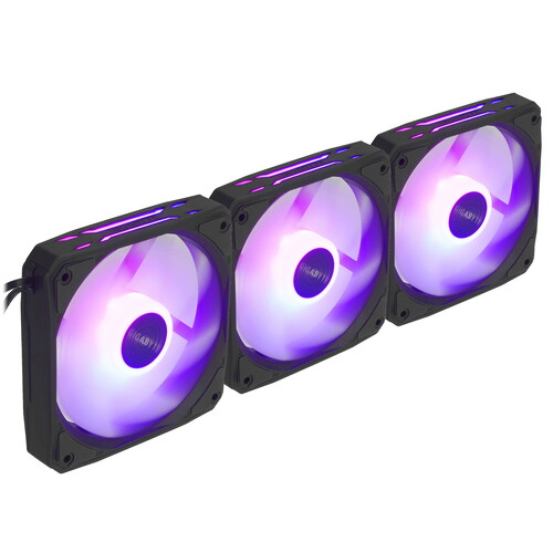 Купить Комплект вентиляторов Gigabyte EZ CHAIN FAN 120  черный  5620207. Характеристики, отзывы и цены в Донецке