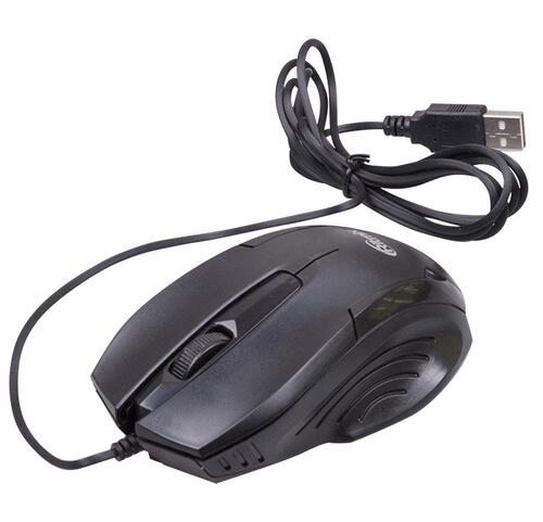 Купить Мышь проводная Ritmix ROM-300 черный  4876728. Характеристики, отзывы и цены в Донецке