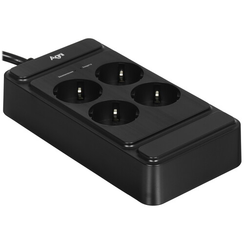Купить Сетевой фильтр AGNI TP-FS4E черный  9289283. Характеристики, отзывы и цены в Донецке