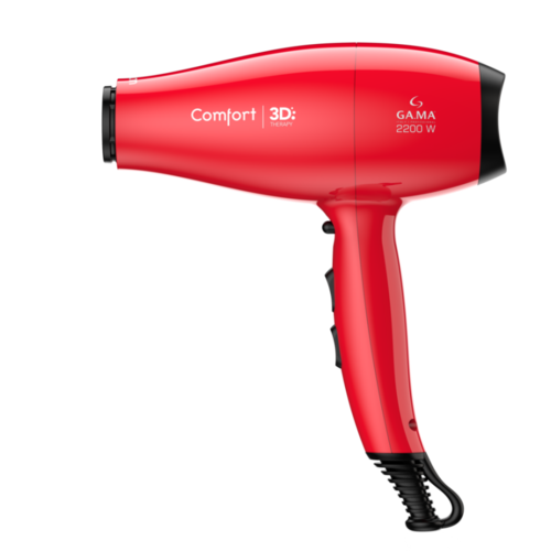 Купить Фен GA.MA COMFORT 3D красный/черный  9174453. Характеристики, отзывы и цены в Донецке