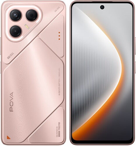 Купить 6.78" Смартфон Tecno POVA 7 5G 128 ГБ розовый  9298992. Характеристики, отзывы и цены в Донецке