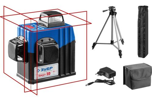 Купить Лазерный нивелир ЗУБР Крест-3D-2  8143200. Характеристики, отзывы и цены в Донецке