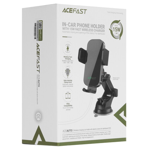 Купить Держатель автомобильный ACEFAST D53 черный  9258646. Характеристики, отзывы и цены в Донецке