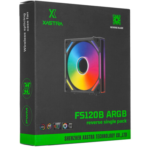 Купить Реверсный вентилятор XASTRA FS120B ARGB reverse  5615583. Характеристики, отзывы и цены в Донецке