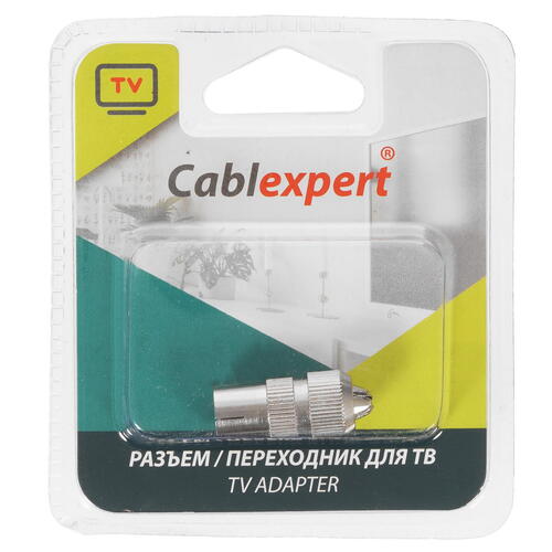 Купить Антенный разъем Cablexpert TV  5452594. Характеристики, отзывы и цены в Донецке