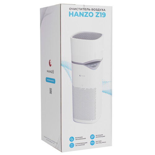 Купить Очиститель воздуха Hanzo Z19 белый  9261658. Характеристики, отзывы и цены в Донецке
