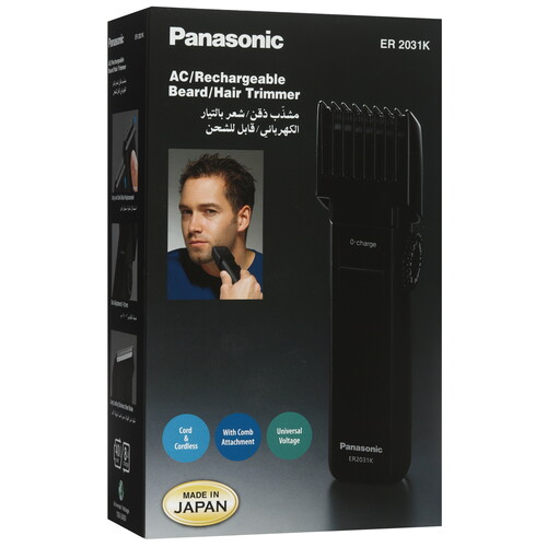Купить Триммер Panasonic ER-2031-K7511 черный  9136565. Характеристики, отзывы и цены в Донецке