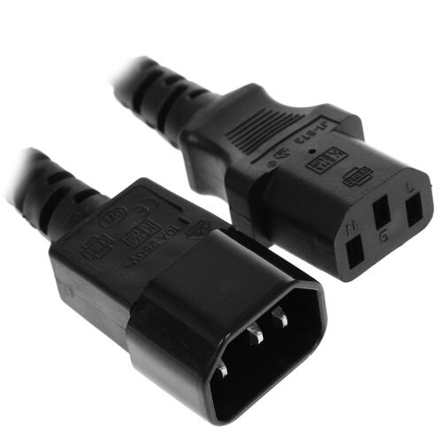 Купить Кабель питания Cablexpert IEC 320 C13 - IEC 320 C14  1281386. Характеристики, отзывы и цены в Донецке