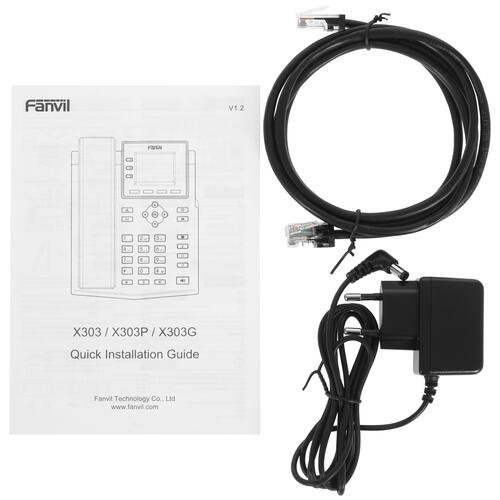Купить Телефон VoIP Fanvil X303P черный  9983640. Характеристики, отзывы и цены в Донецке