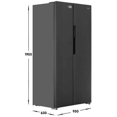 Купить Холодильник Side by Side   Eigen Stark-RF04 серый  9213310. Характеристики, отзывы и цены в Донецке