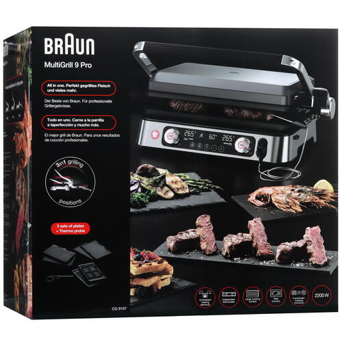 Купить Гриль Braun CG9167 серебристый  9077517. Характеристики, отзывы и цены в Донецке