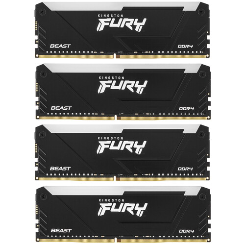 Купить Оперативная память Kingston FURY Beast Black RGB  5436286. Характеристики, отзывы и цены в Донецке