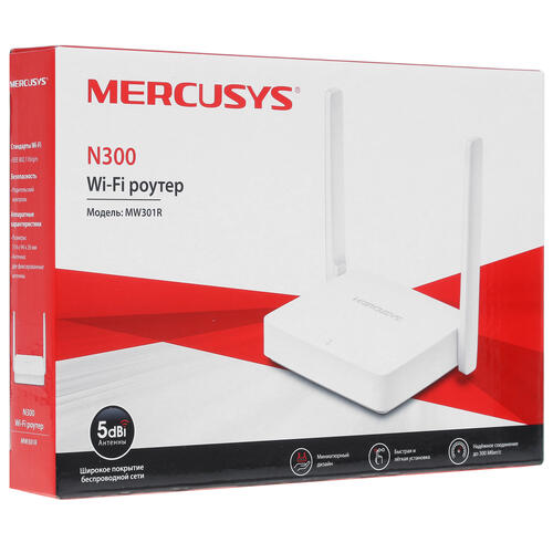 Купить Wi-Fi роутер Mercusys MW301R  1287741. Характеристики, отзывы и цены в Донецке