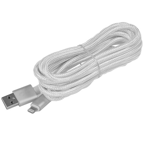 Купить Кабель круглый Cablexpert Lightning 8-pin - USB 2.0 Type-A серебристый 3 м  5485461. Характеристики, отзывы и цены в Донецке