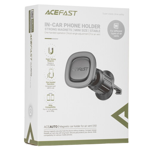 Купить Держатель автомобильный ACEFAST D50 черный  9258652. Характеристики, отзывы и цены в Донецке