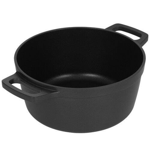 Купить Кастрюля Werner Nero 52087 4.3 л 24 см черный  9223363. Характеристики, отзывы и цены в Донецке