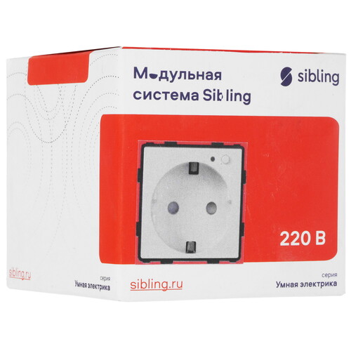 Купить Умная розетка Sibling 00-01018305  5490357. Характеристики, отзывы и цены в Донецке