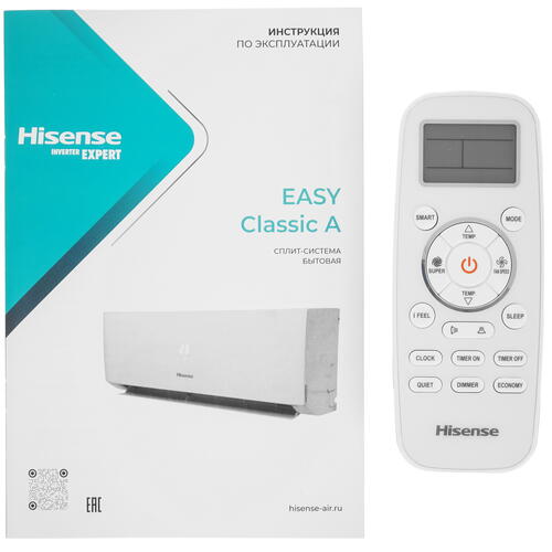 Купить Кондиционер настенный сплит-система Hisense AS-12HR4RYDDJ00 белый  9077986. Характеристики, отзывы и цены в Донецке