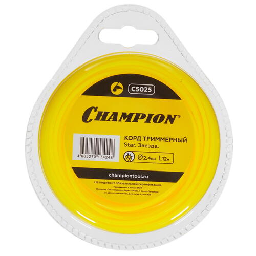Купить Леска для триммеров Champion Star C5025  1215866. Характеристики, отзывы и цены в Донецке