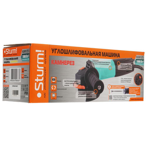 Купить Углошлифовальная машина (УШМ) Sturm! AG9012TJ  5300365. Характеристики, отзывы и цены в Донецке