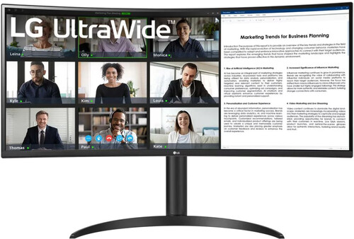 Купить 34" Монитор LG UltraWide 34WR55QK-B черный  5624335. Характеристики, отзывы и цены в Донецке