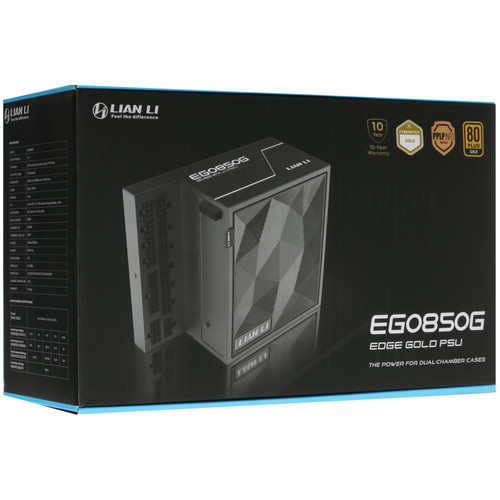 Купить Блок питания LIAN LI EDGE GOLD 850W [G9P.EG0850G.B000.RU] черный  5641117. Характеристики, отзывы и цены в Донецке