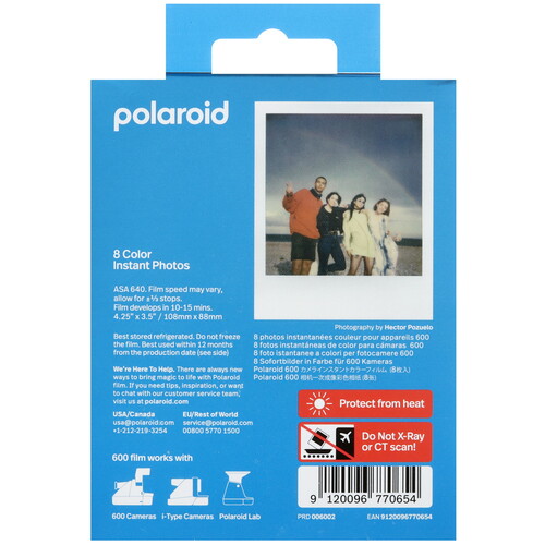 Купить Фотопленка Polaroid Color 600 Film  5476379. Характеристики, отзывы и цены в Донецке