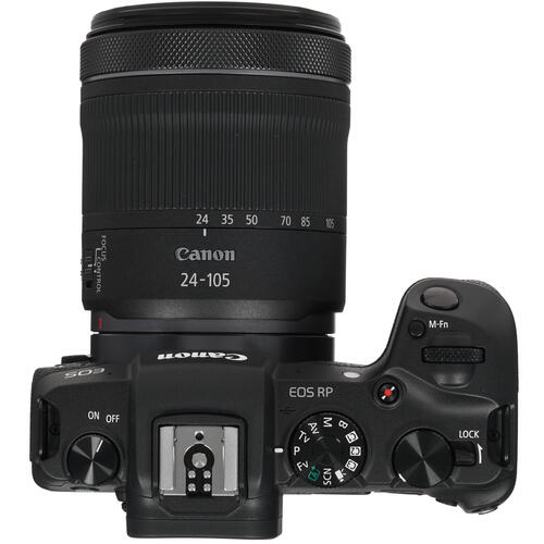 Купить Беззеркальный фотоаппарат Canon EOS RP Kit RF 24-105mm IS STM черный  5079423. Характеристики, отзывы и цены в Донецке