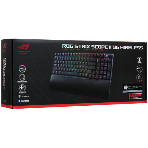 Купить Клавиатура  проводная + беспроводная ASUS ROG Strix Scope II  5499150. Характеристики, отзывы и цены в Донецке