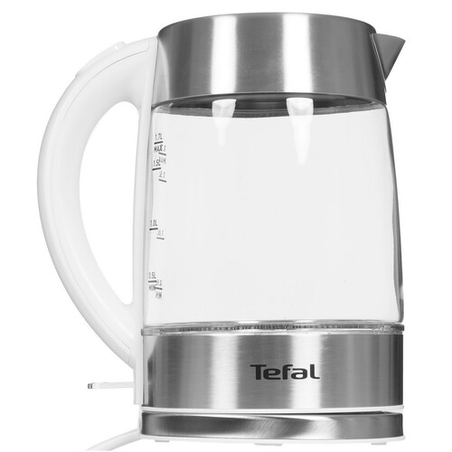 Купить Электрочайник Tefal KI772138 серебристый  9225083. Характеристики, отзывы и цены в Донецке