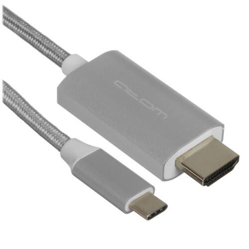 Купить Кабель  Атом USB-C - HDMI, 1.8 м  5480104. Характеристики, отзывы и цены в Донецке