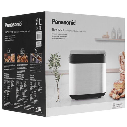 Купить Хлебопечь Panasonic SD-YR2550STS серебристый  5347168. Характеристики, отзывы и цены в Донецке