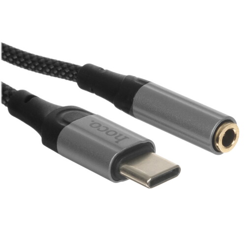 Купить Кабель   Hoco USB Type-C - jack 3.5 мм черный  5474910. Характеристики, отзывы и цены в Донецке