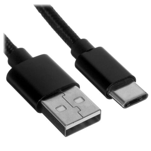 Купить Кабель круглый DEXP USB Type-C - USB 2.0 Type-A черный 1 м  4834141. Характеристики, отзывы и цены в Донецке