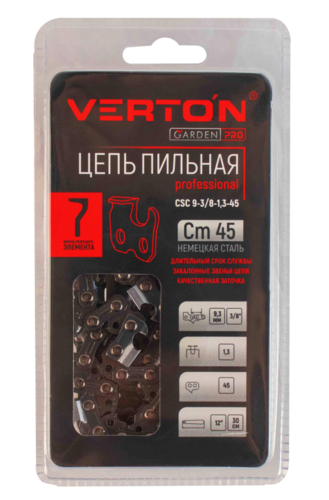 Купить Пильная цепь Verton CSC 9-3/8-1.3-45  5487149. Характеристики, отзывы и цены в Донецке
